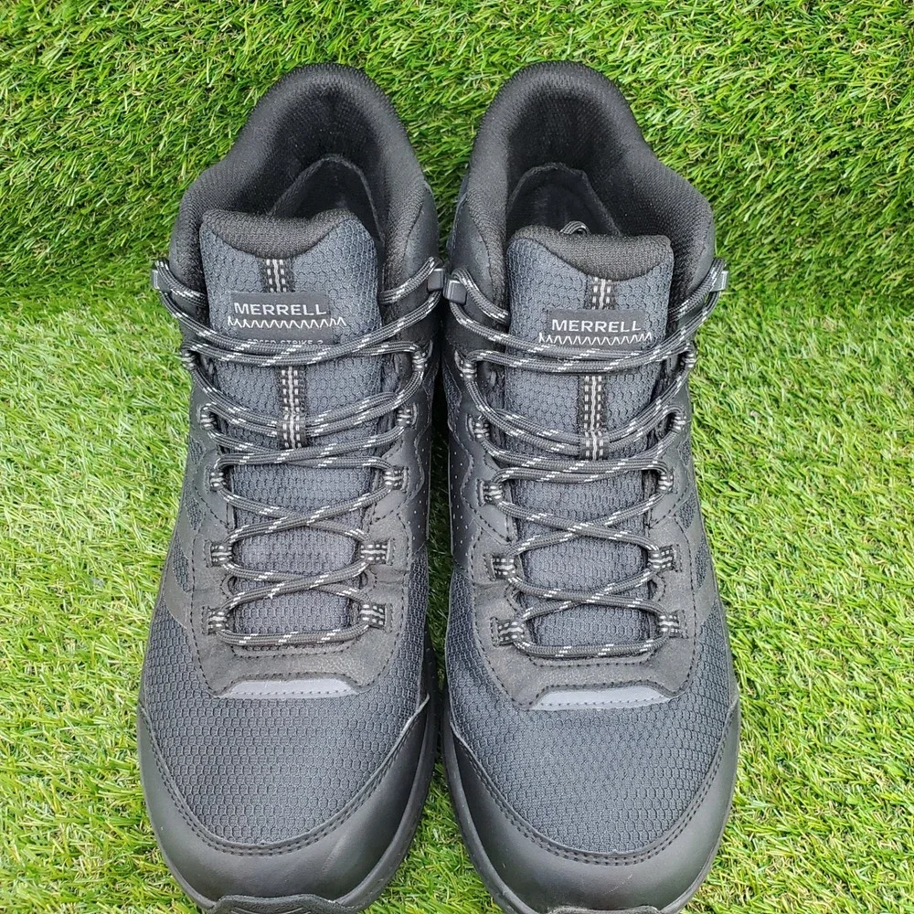 Merrell Speed Strike 2 Mid Waterproof SIZE 12 Men's Hiking Boots Black